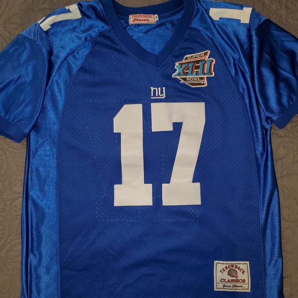 Superbowl 42 - NY Giants Plaxico Burress Jersey